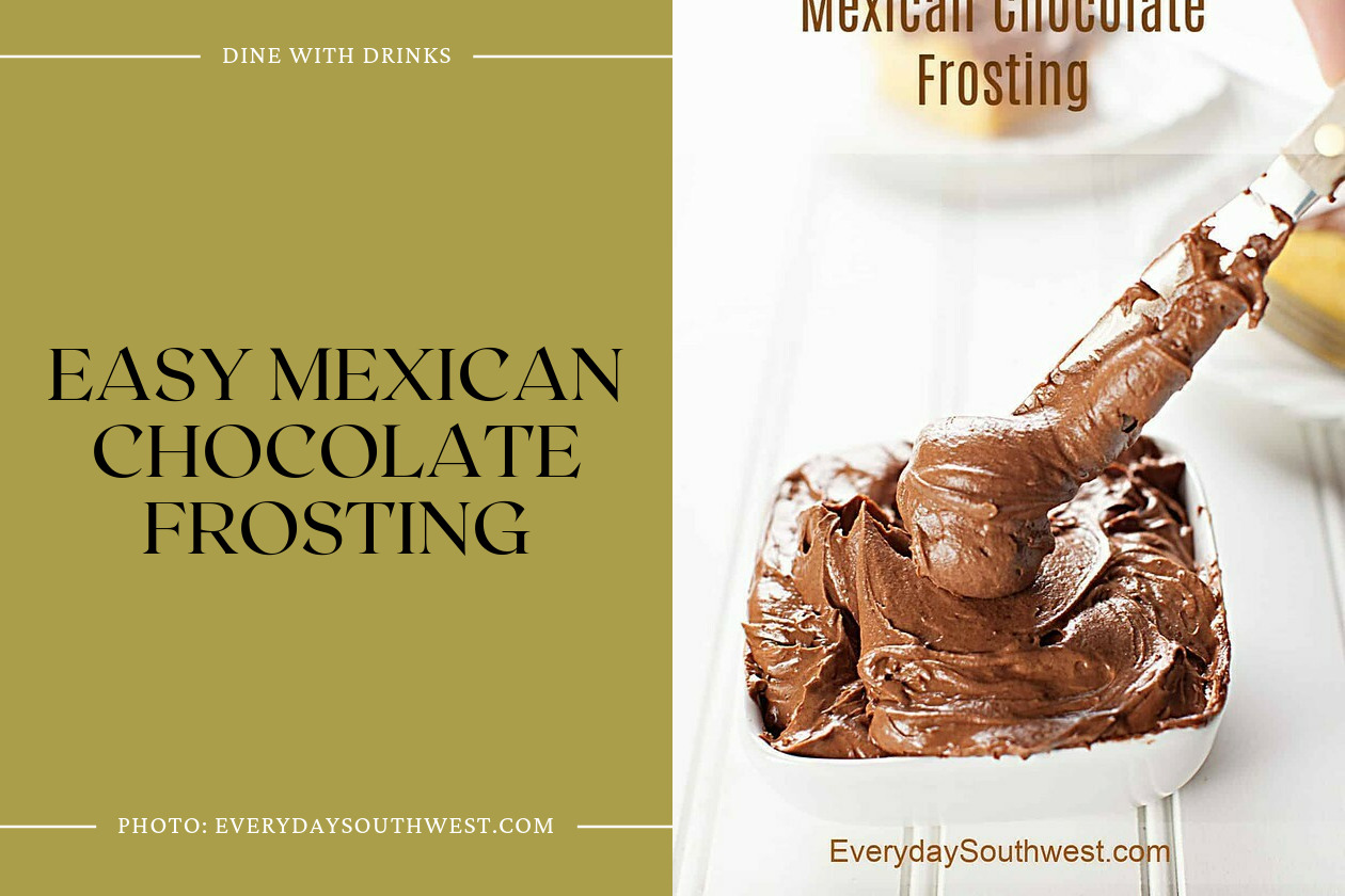 Easy Mexican Chocolate Frosting