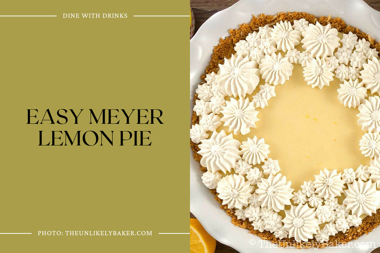 Easy Meyer Lemon Pie