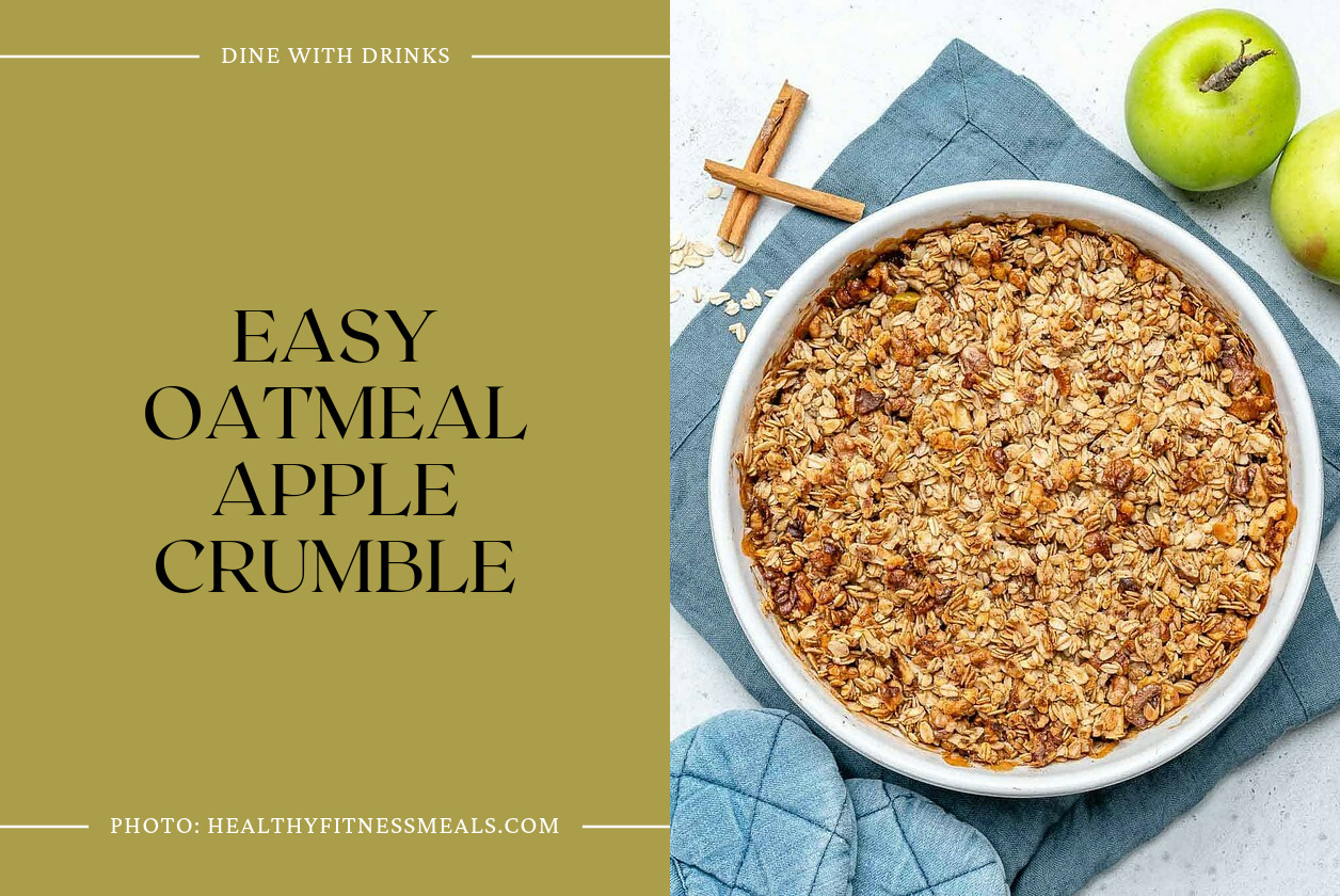 Easy Oatmeal Apple Crumble