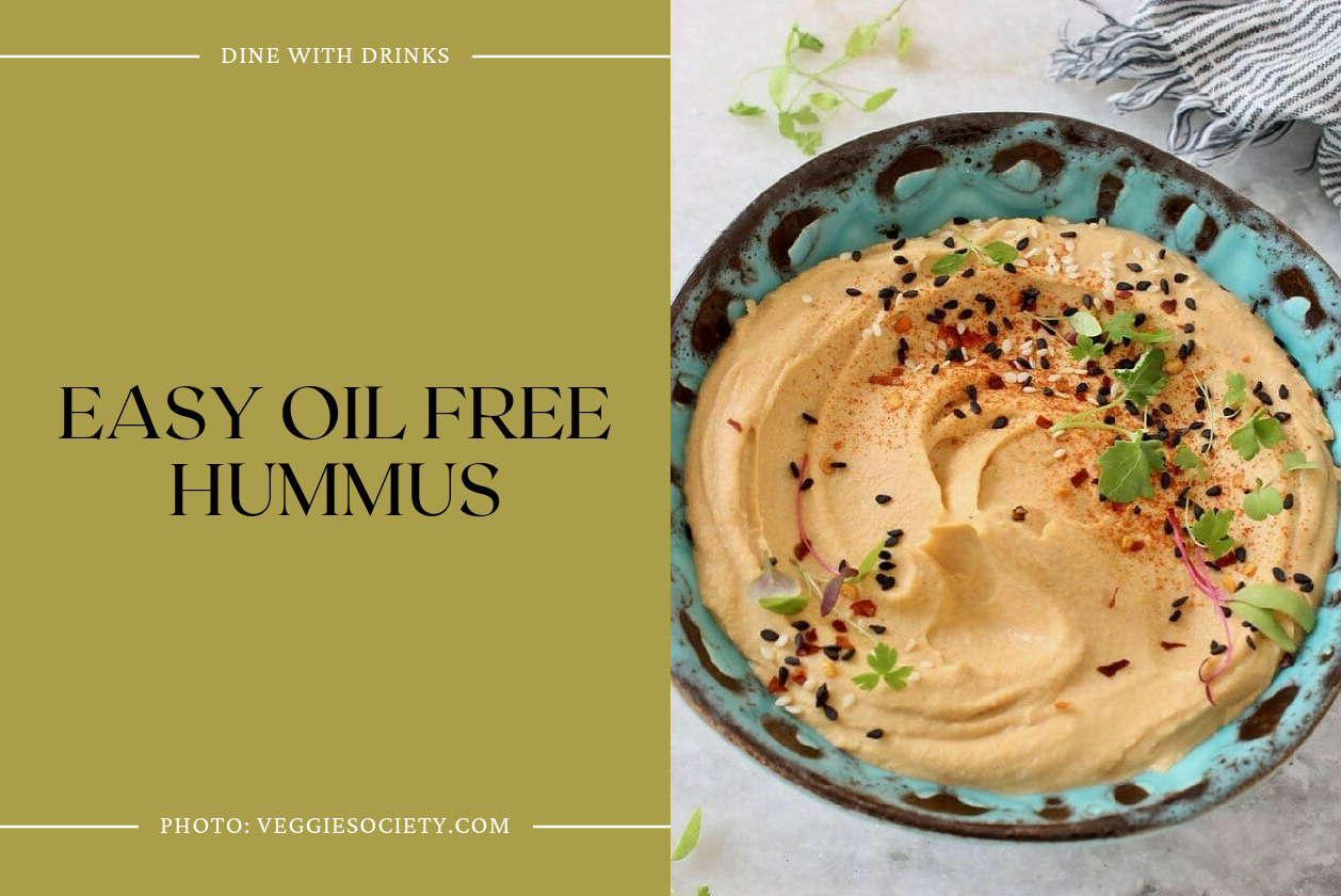 Easy Oil Free Hummus