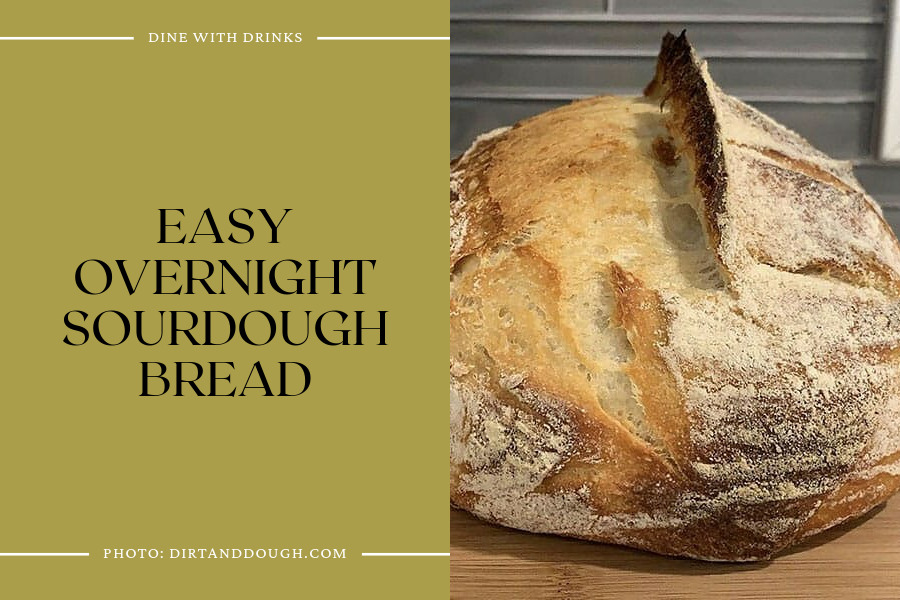 Easy Overnight Sourdough Bread