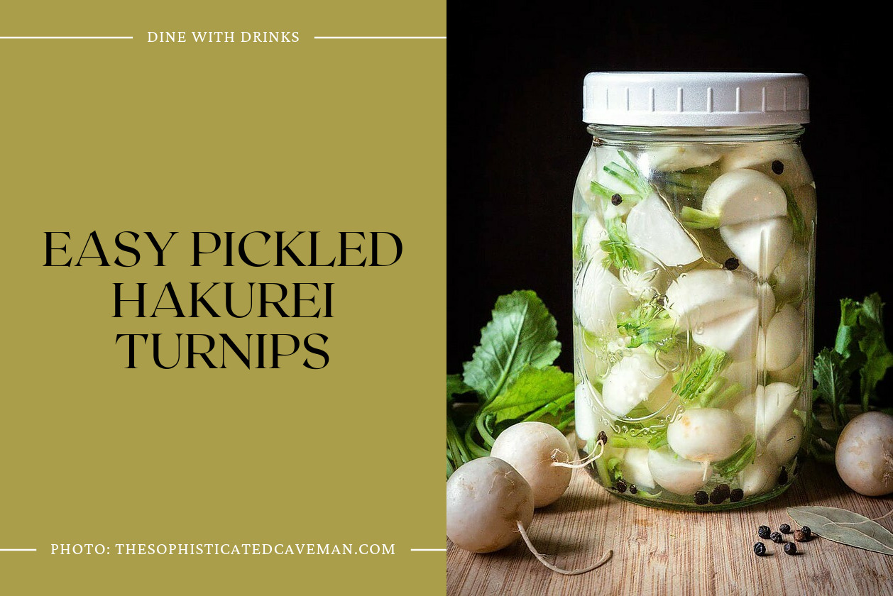 Easy Pickled Hakurei Turnips