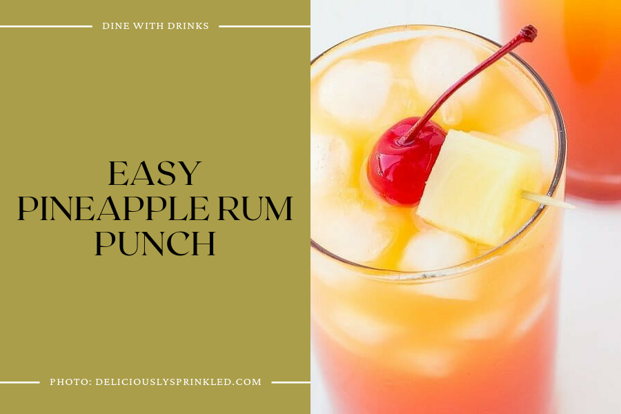 Easy Pineapple Rum Punch