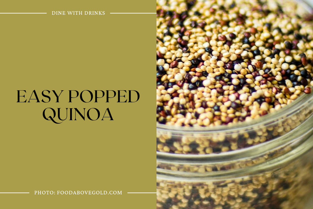 Easy Popped Quinoa