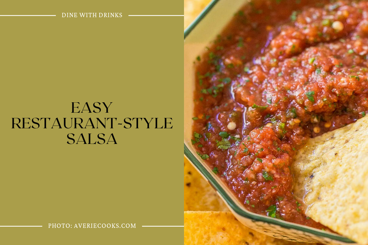 Easy Restaurant-Style Salsa
