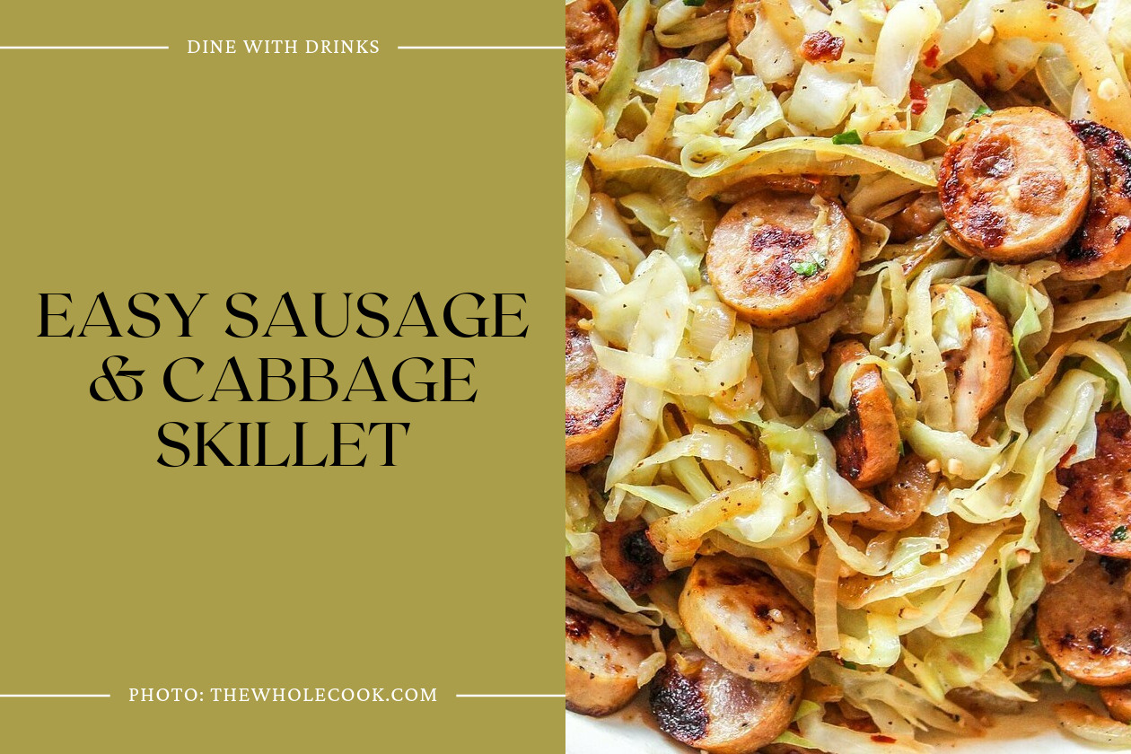 Easy Sausage & Cabbage Skillet