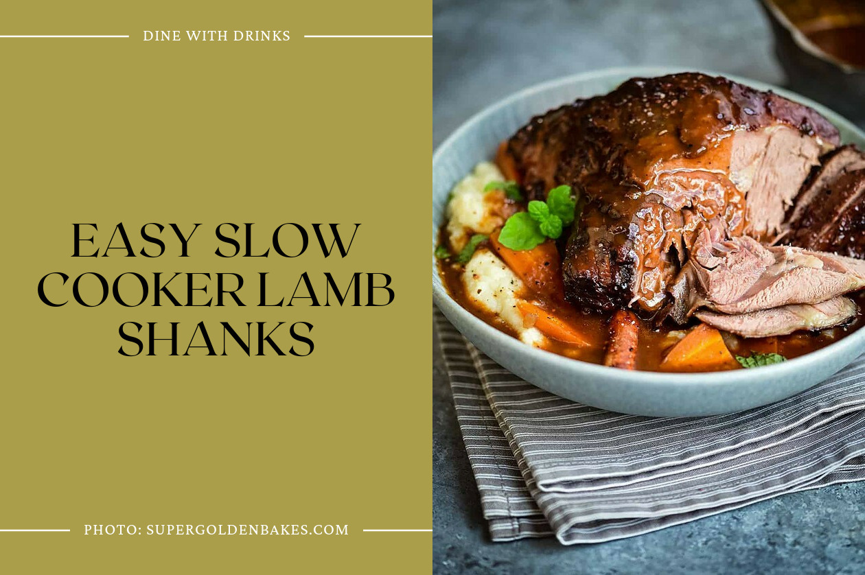 Easy Slow Cooker Lamb Shanks
