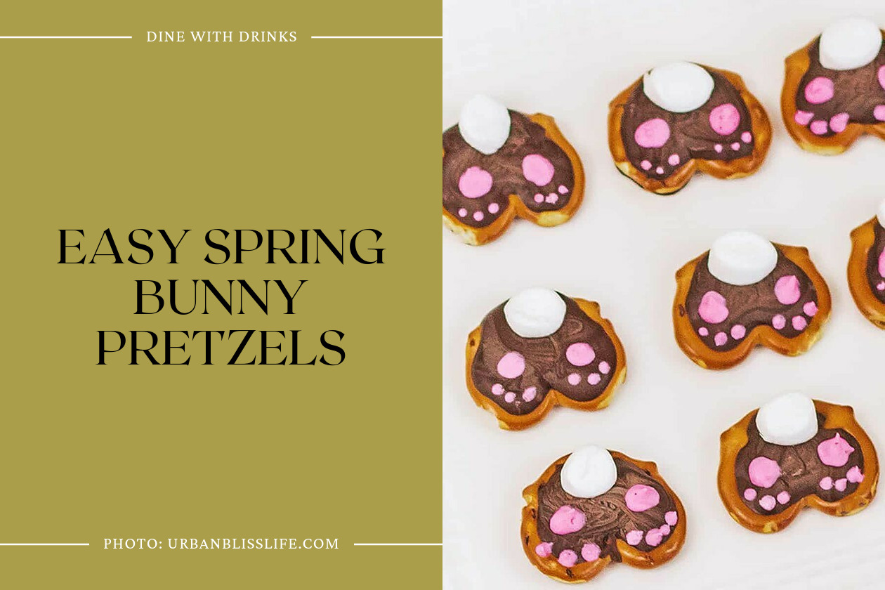 Easy Spring Bunny Pretzels
