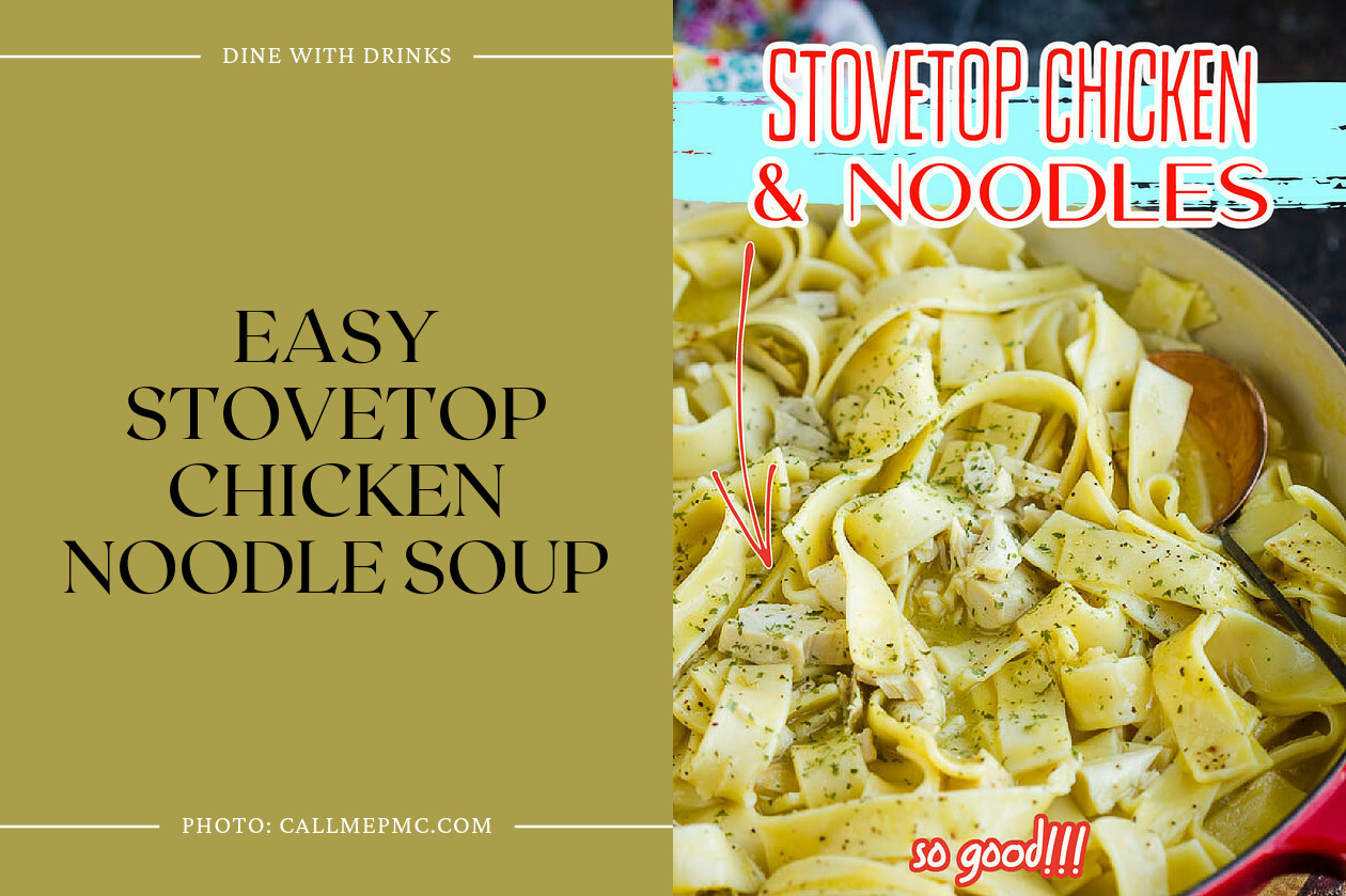 Easy Stovetop Chicken Noodle Soup