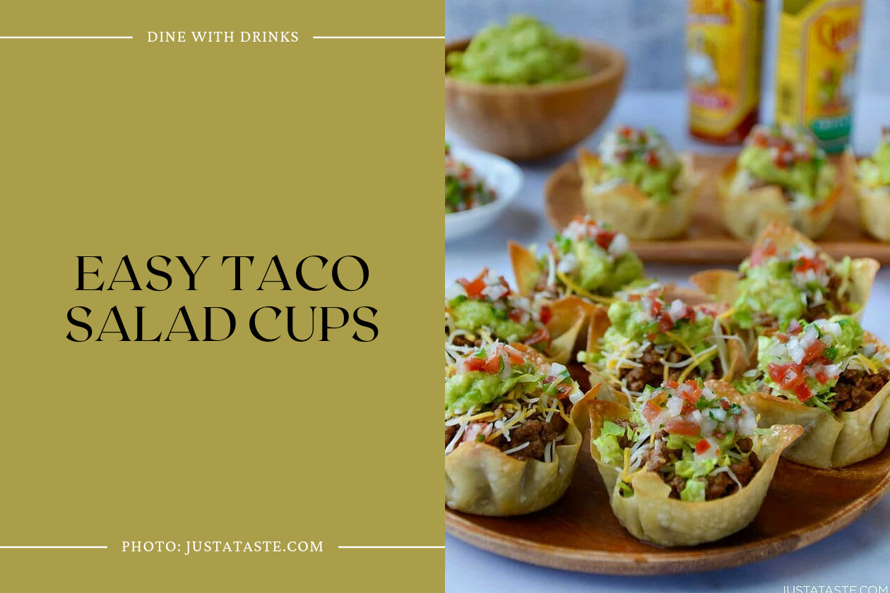 Easy Taco Salad Cups