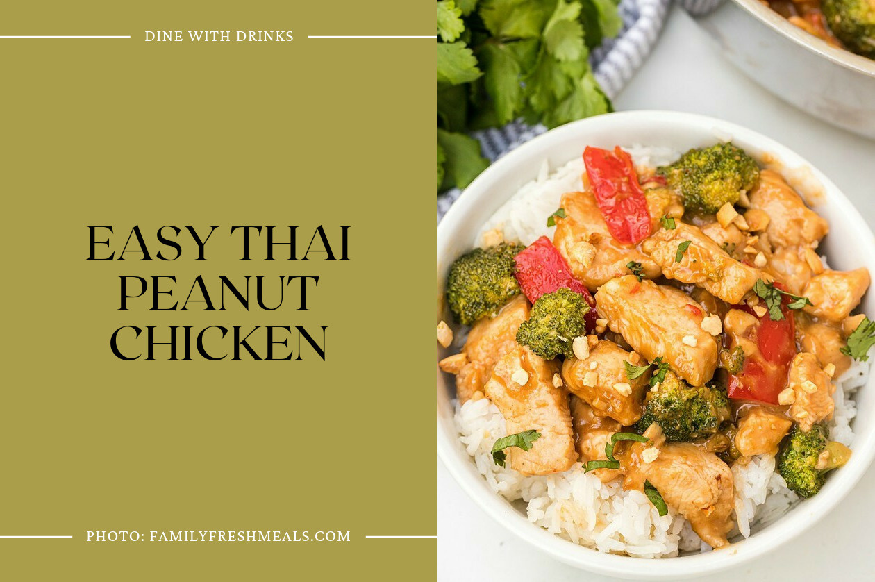 Easy Thai Peanut Chicken