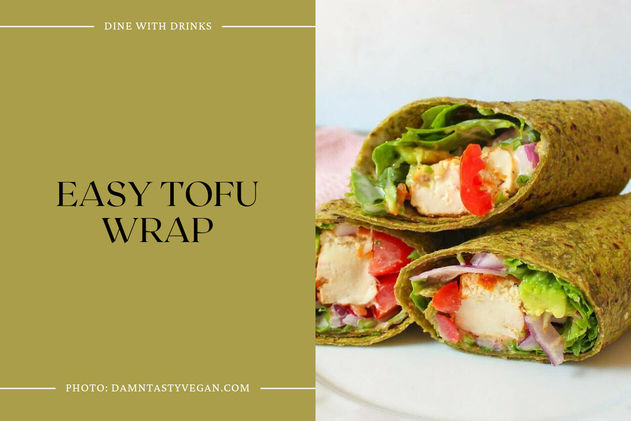 Easy Tofu Wrap