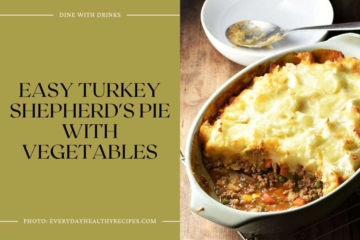 Easy Turkey Shepherd's Pie With Vegetables