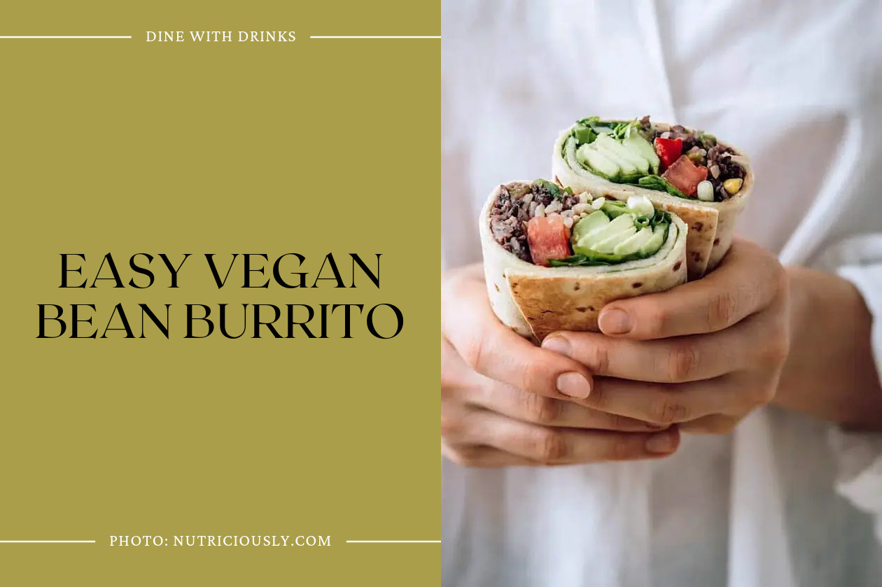 Easy Vegan Bean Burrito