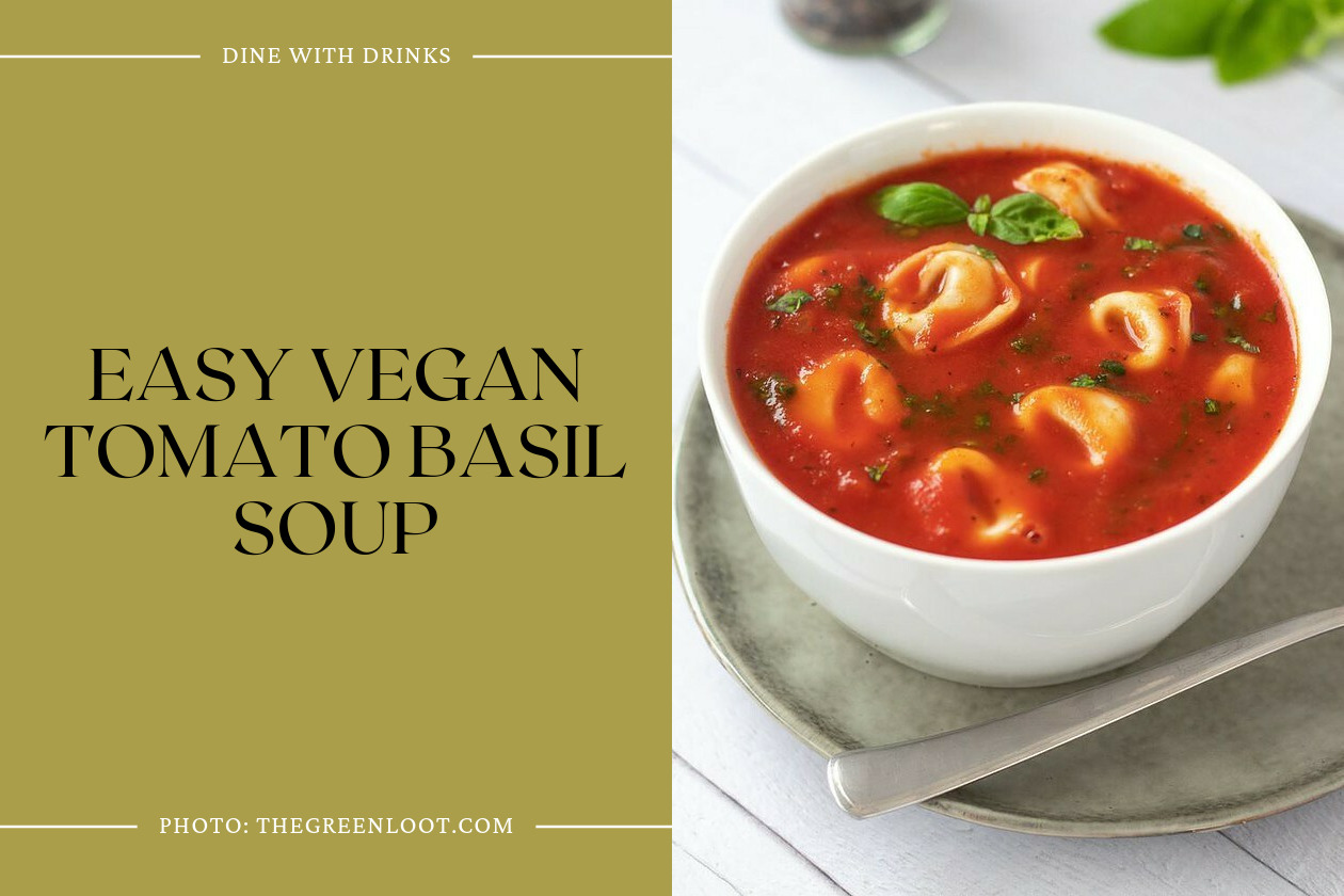 Easy Vegan Tomato Basil Soup
