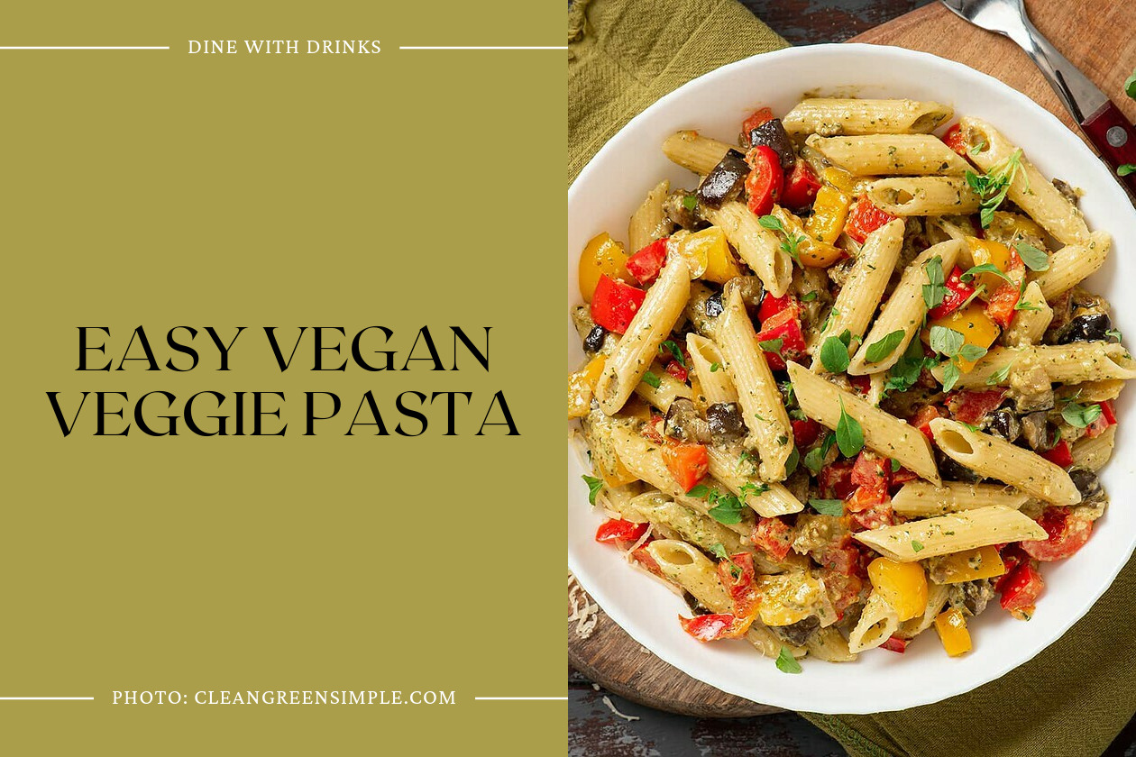 Easy Vegan Veggie Pasta