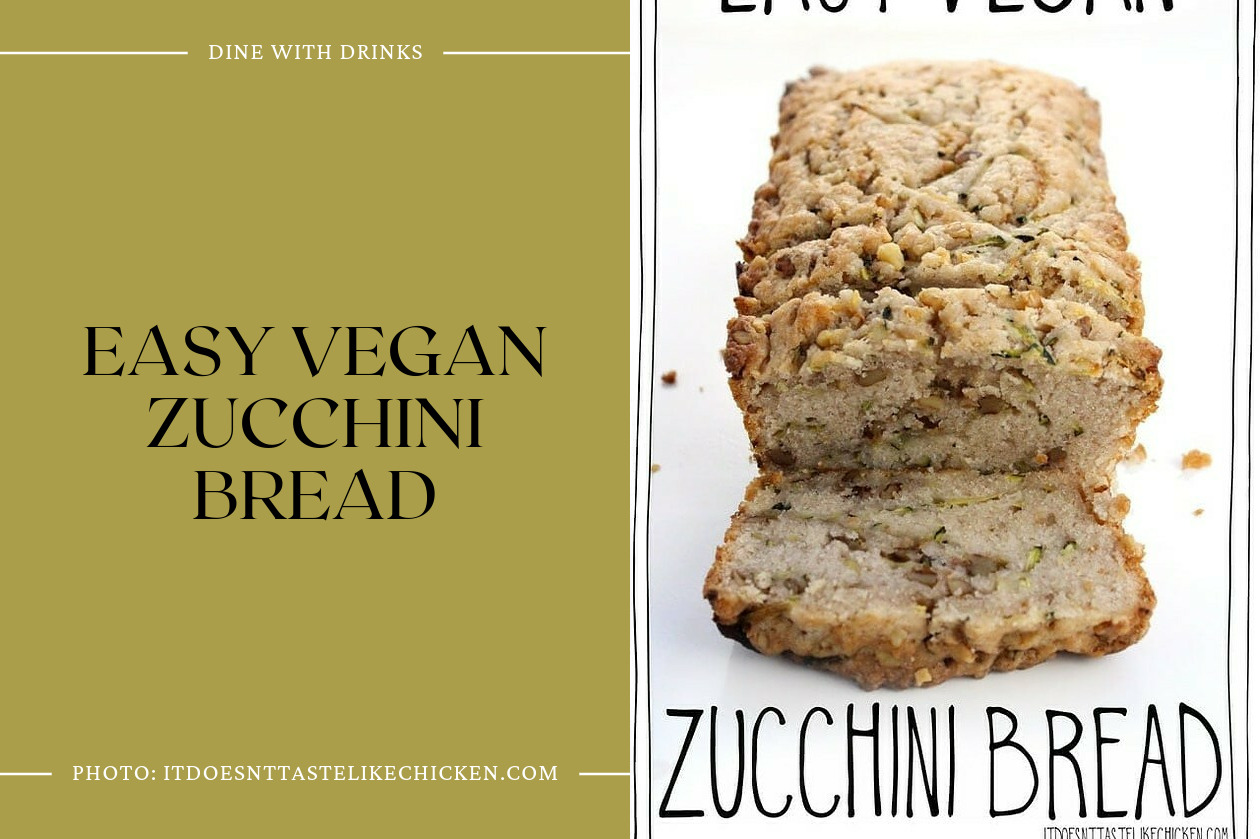 Easy Vegan Zucchini Bread