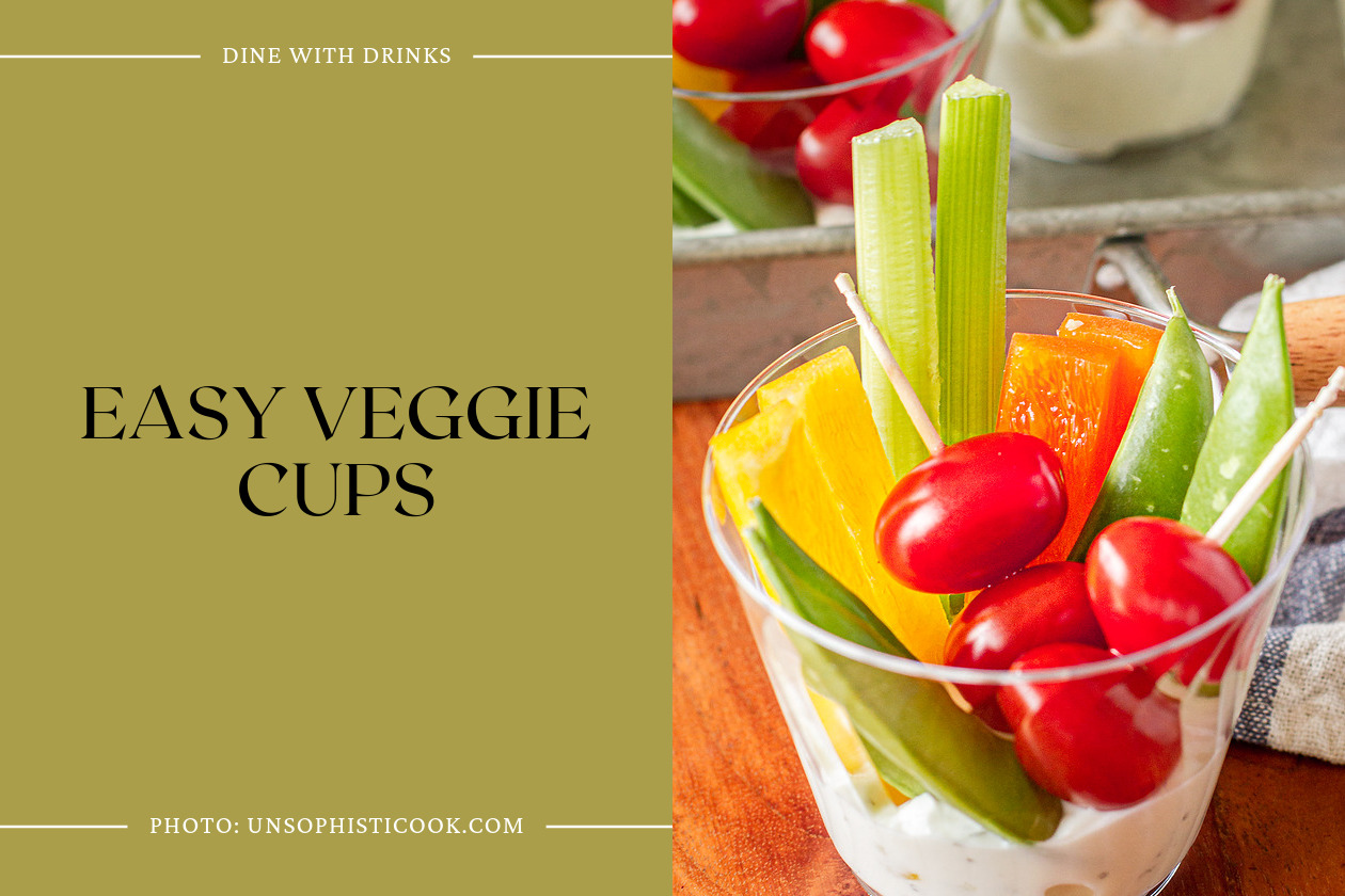 Easy Veggie Cups
