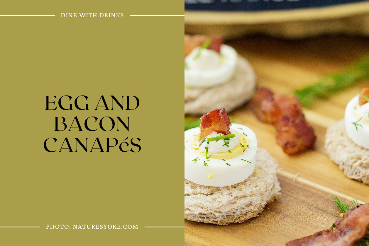 Egg And Bacon Canapés