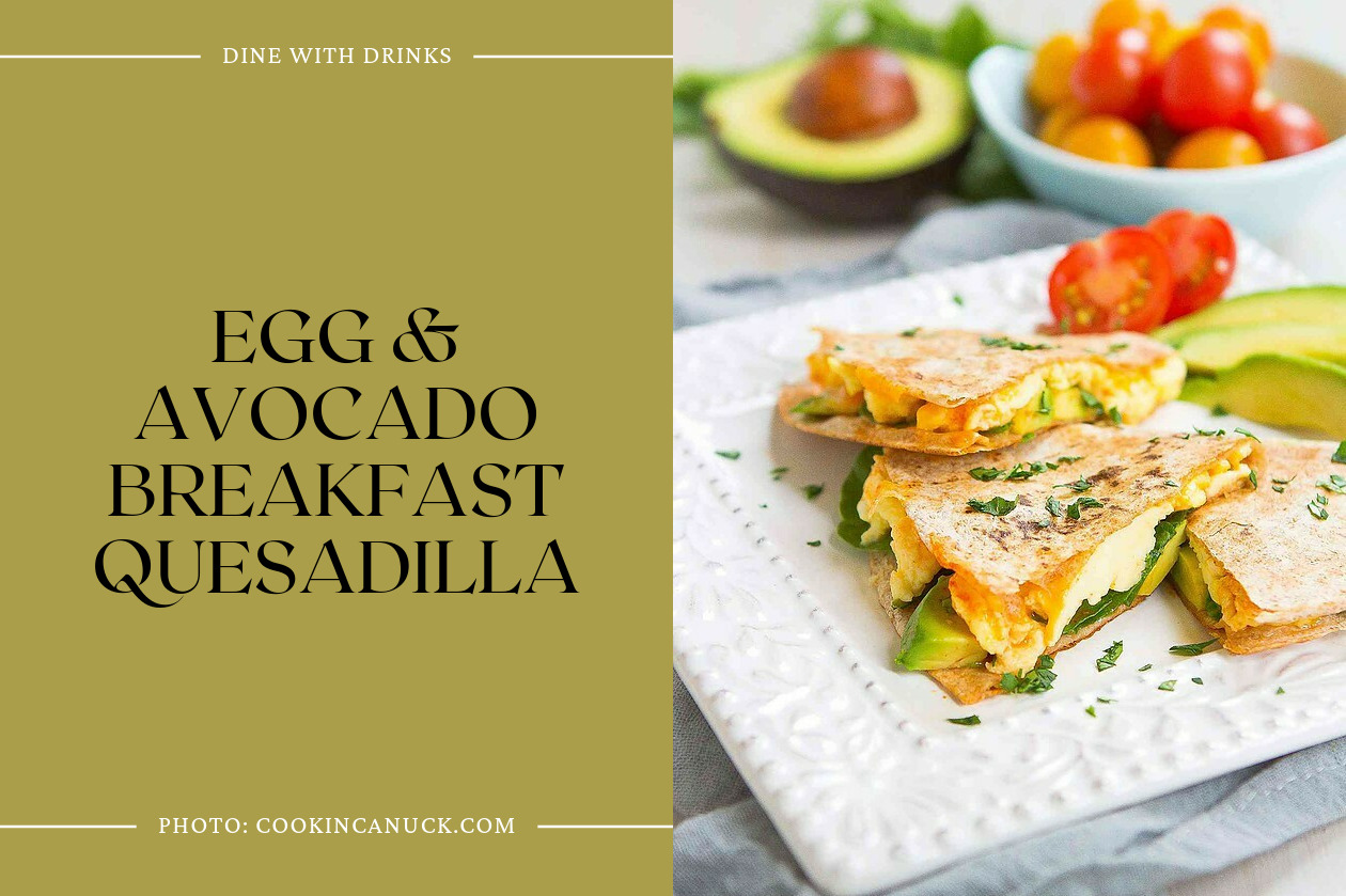 Egg & Avocado Breakfast Quesadilla