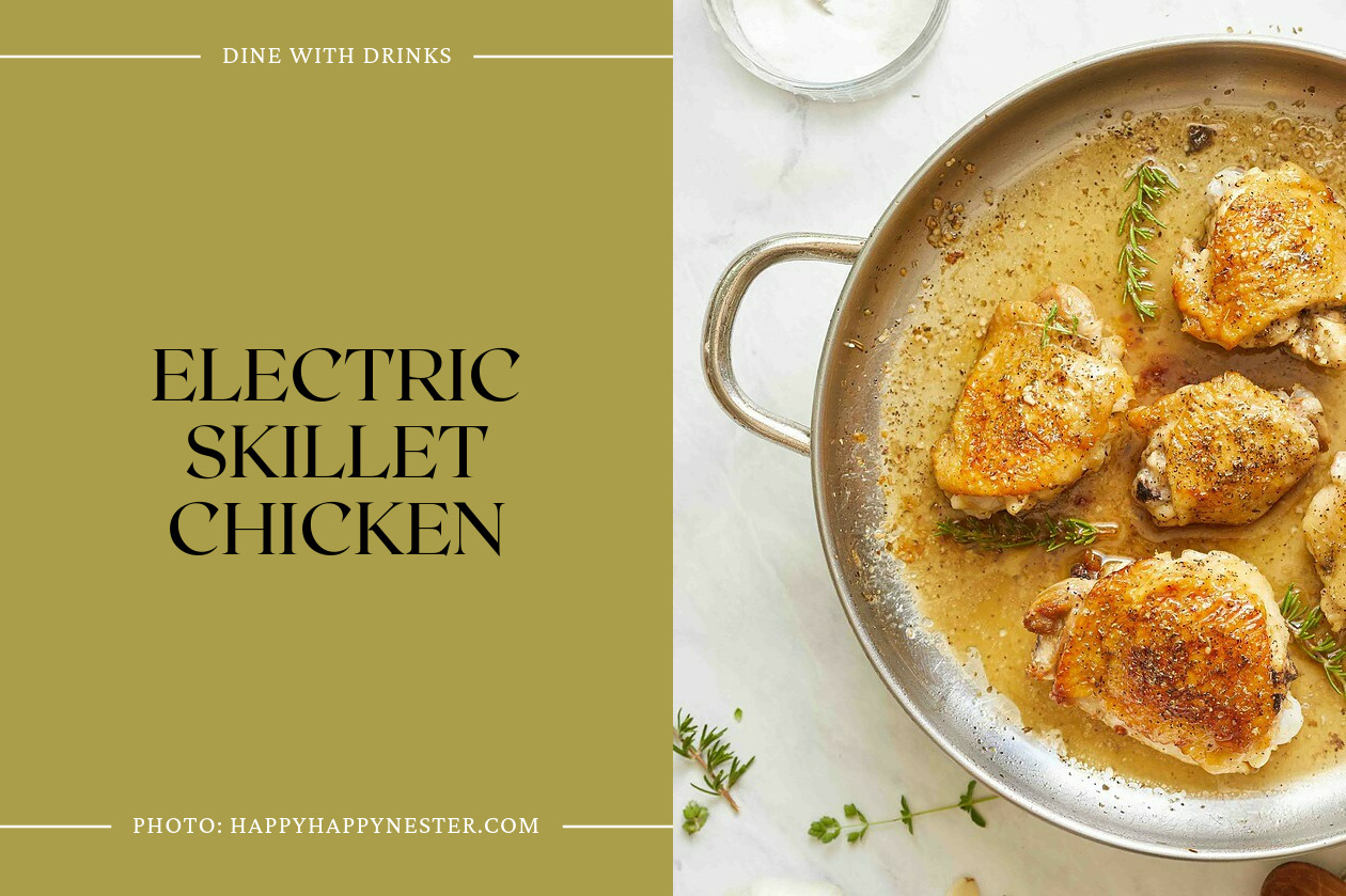 Electric Skillet Chicken