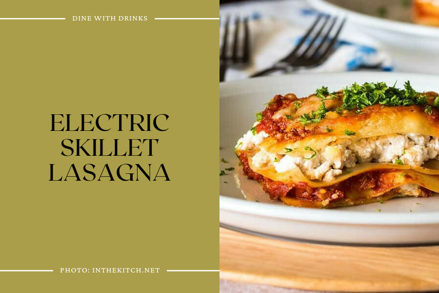 Electric Skillet Lasagna