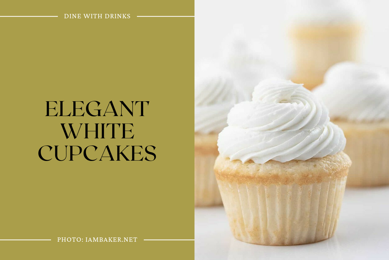 Elegant White Cupcakes