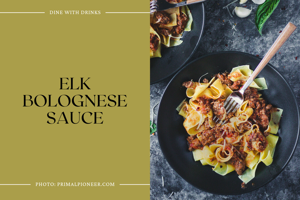 Elk Bolognese Sauce