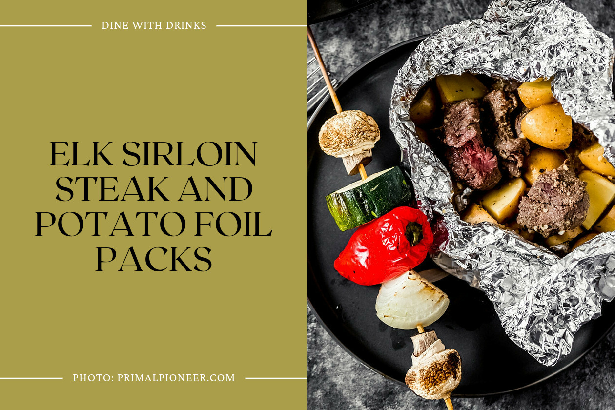 Elk Sirloin Steak And Potato Foil Packs