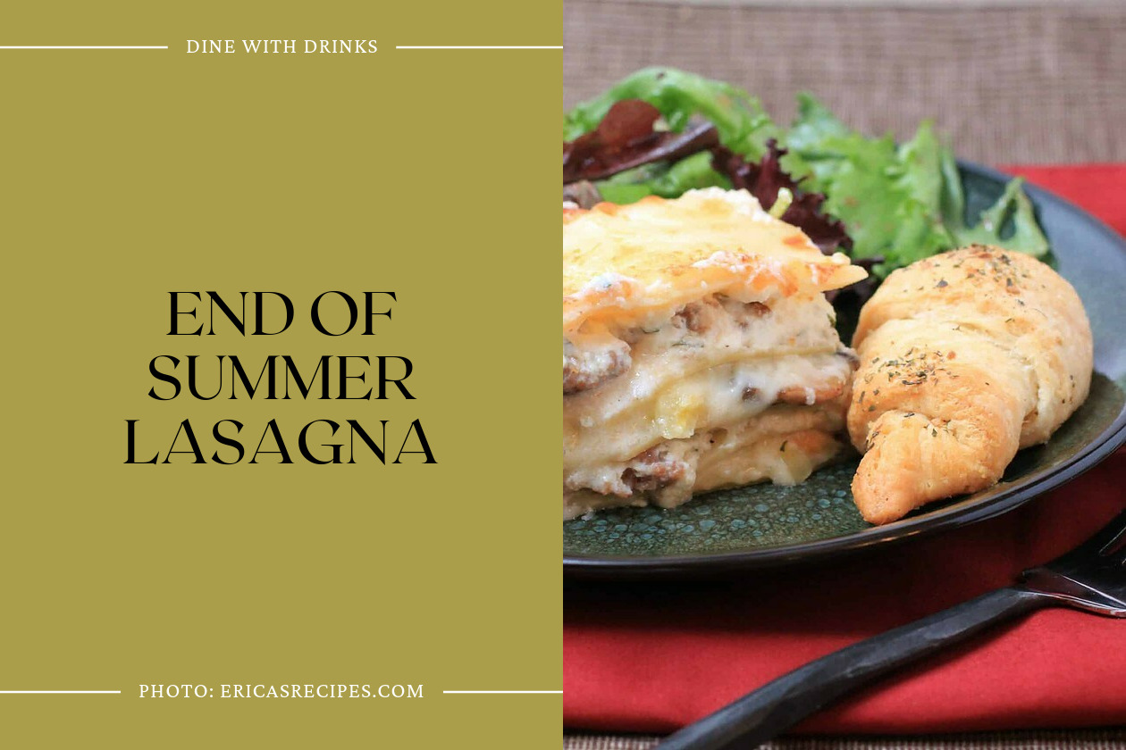 End Of Summer Lasagna
