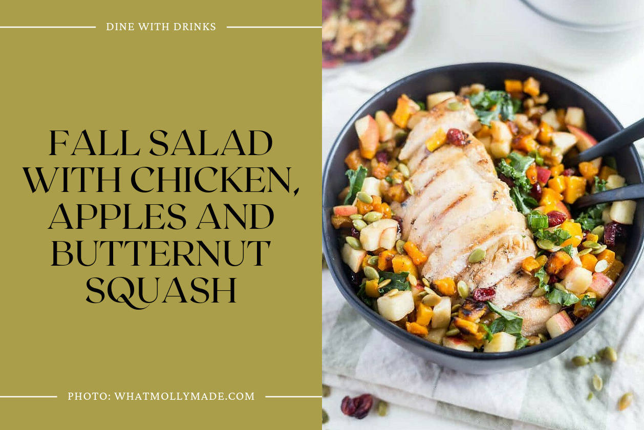 Fall Salad With Chicken, Apples And Butternut Squash