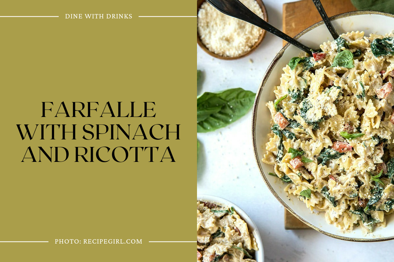 Farfalle With Spinach And Ricotta