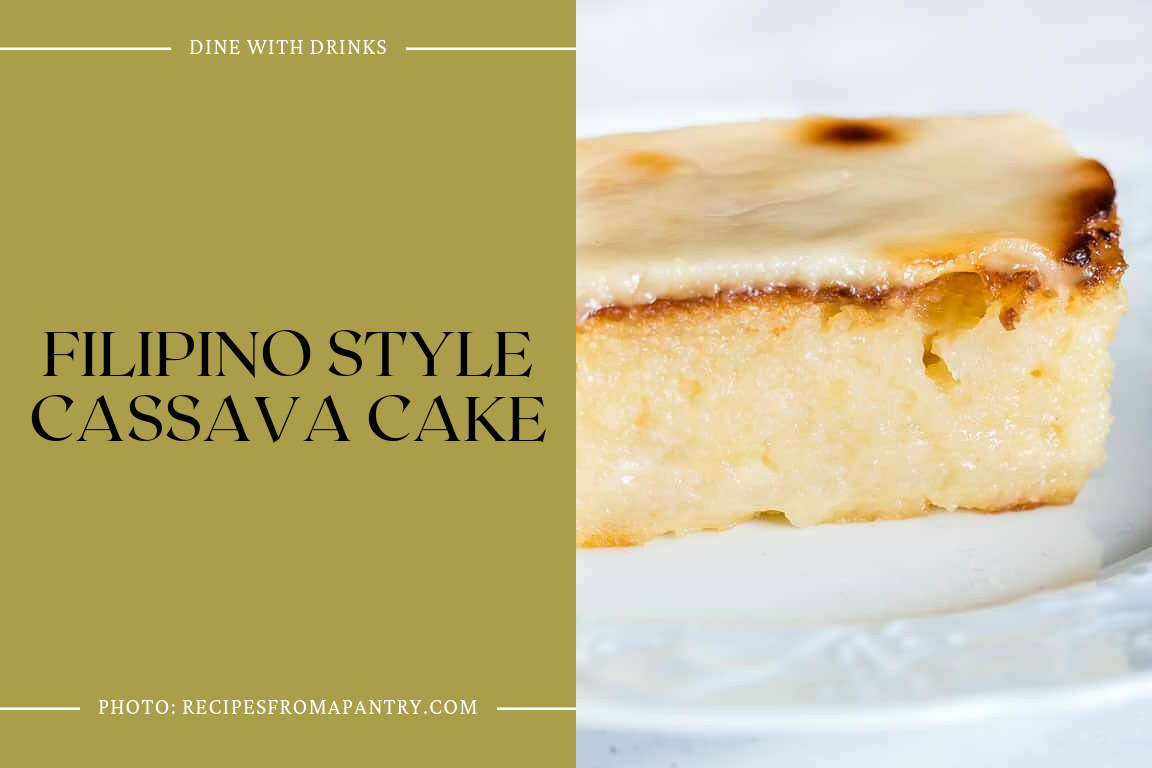 Filipino Style Cassava Cake