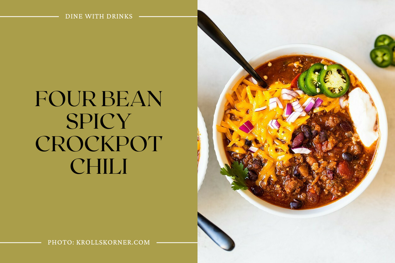 Four Bean Spicy Crockpot Chili