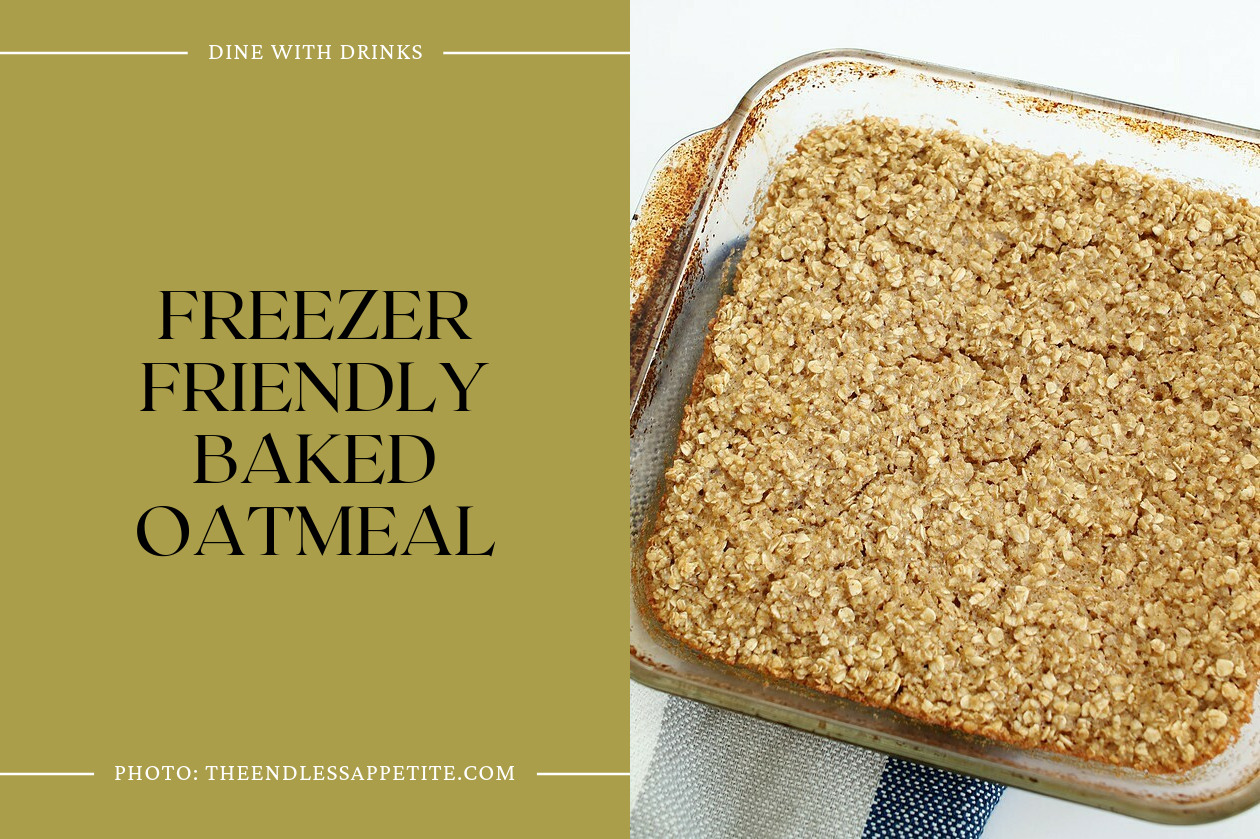 Freezer Friendly Baked Oatmeal