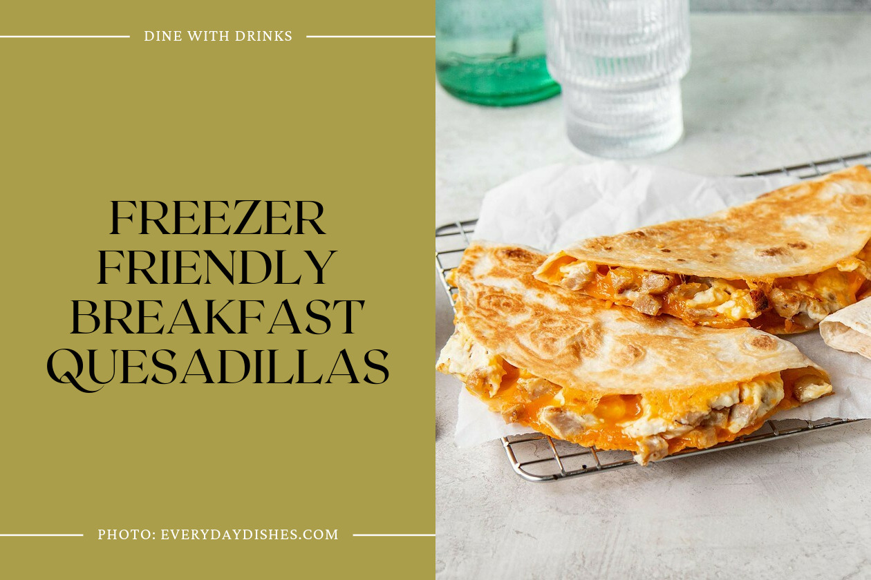 Freezer Friendly Breakfast Quesadillas