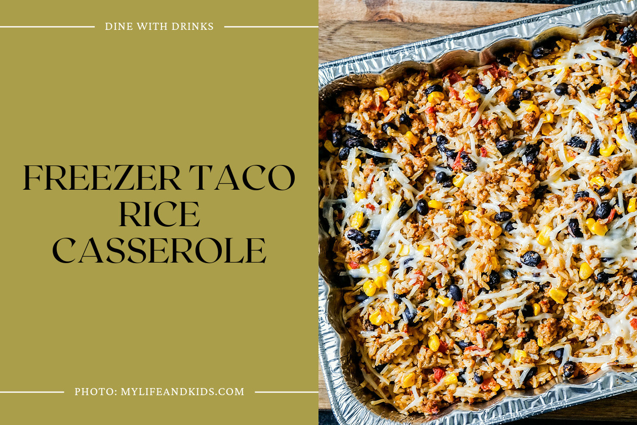 Freezer Taco Rice Casserole
