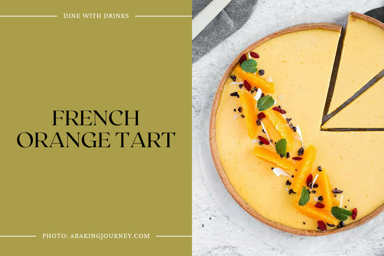 French Orange Tart