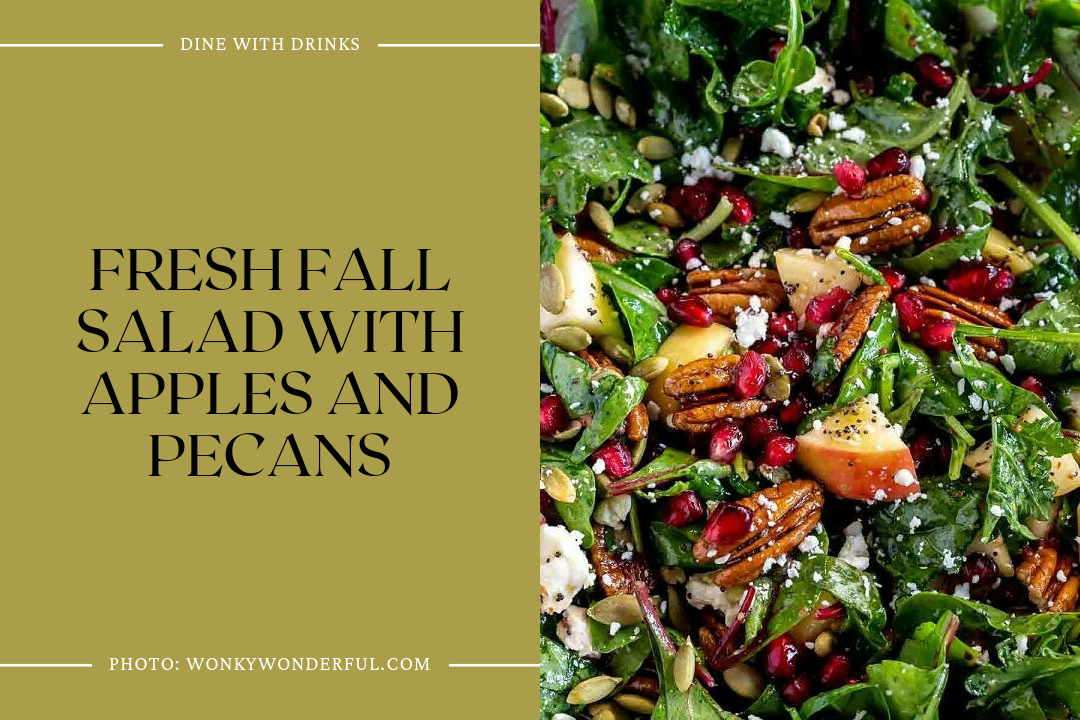 Fresh Fall Salad With Apples And Pecans