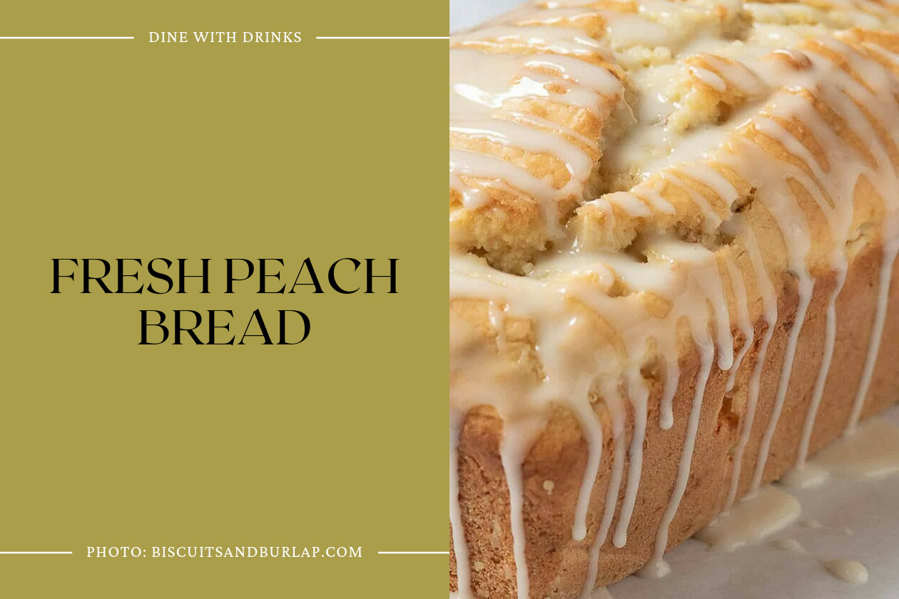 Fresh Peach Bread