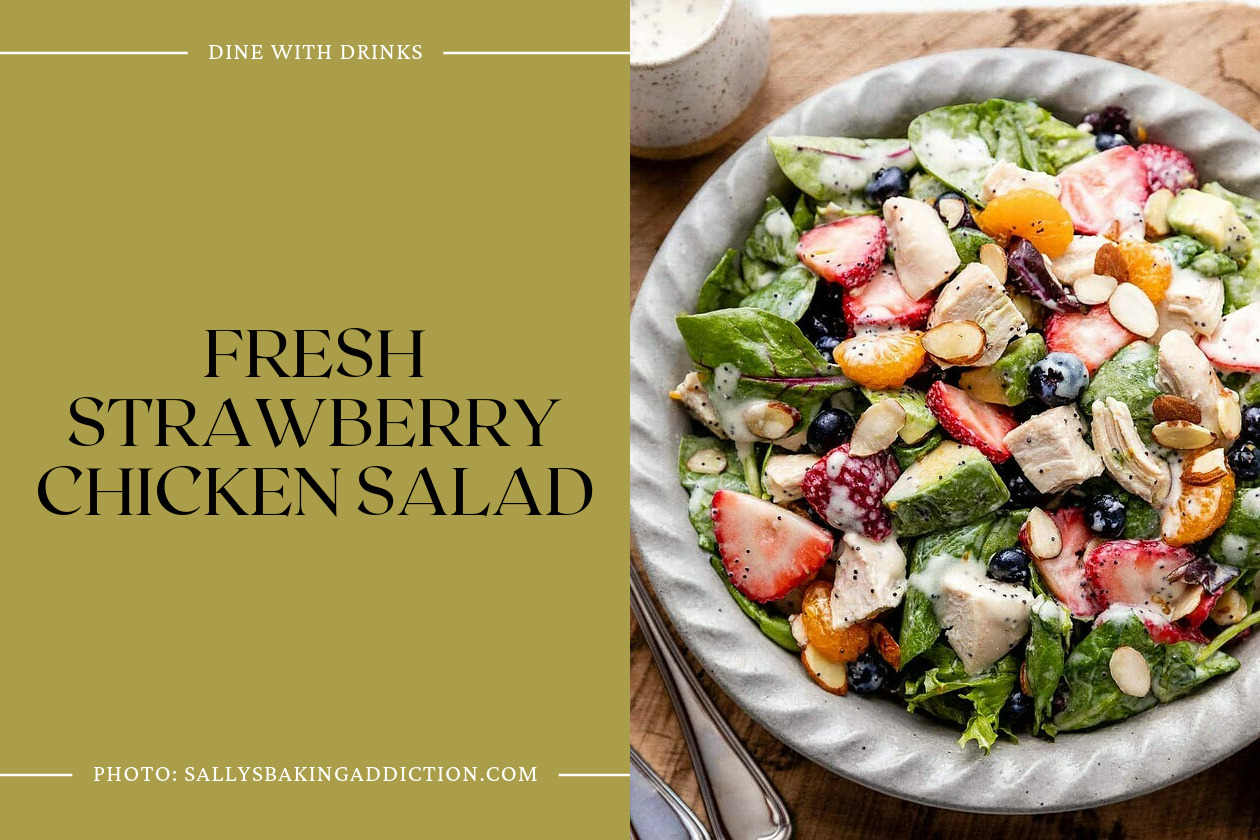 Fresh Strawberry Chicken Salad