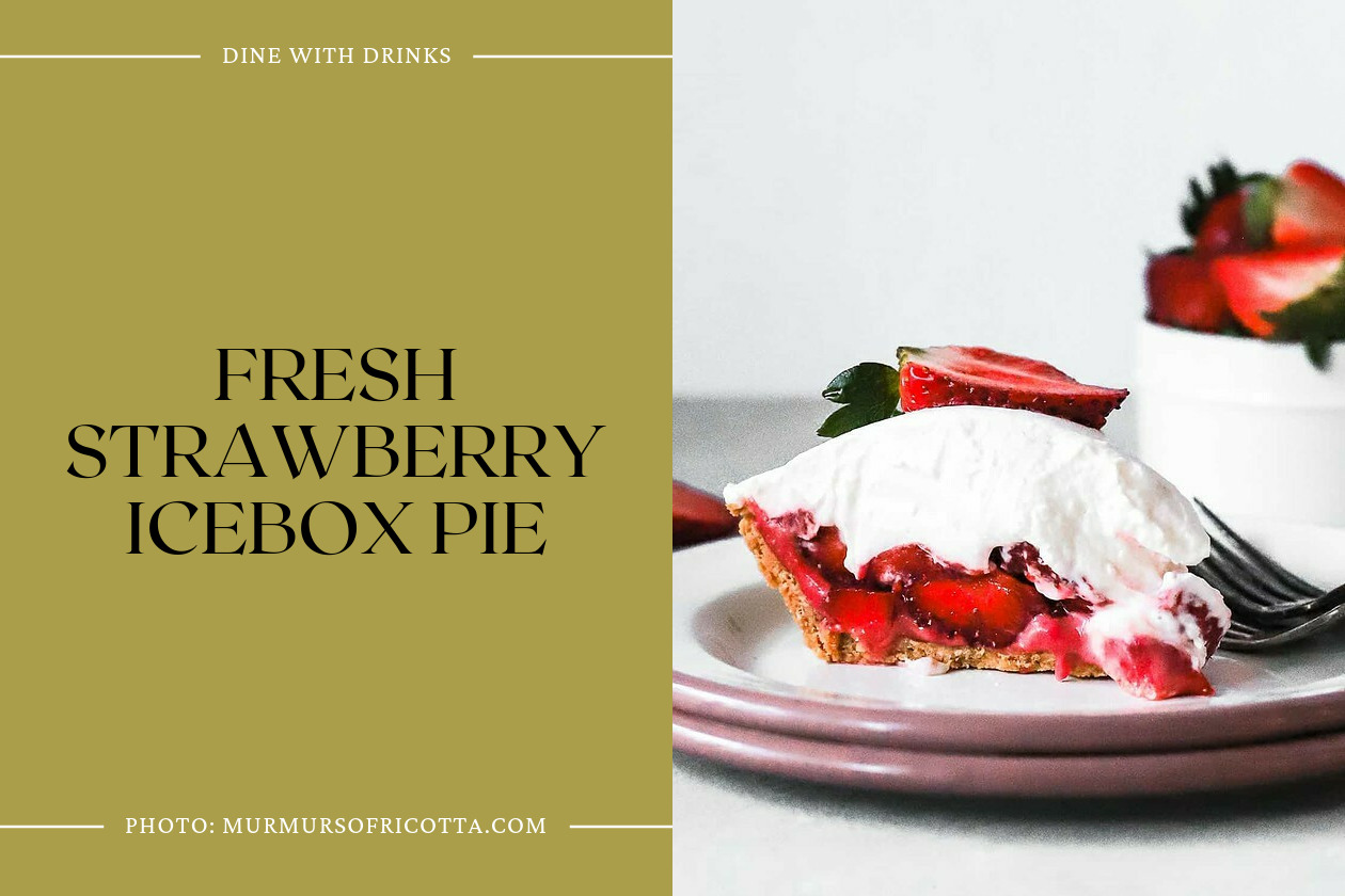 Fresh Strawberry Icebox Pie