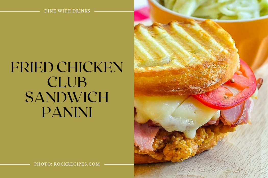 Fried Chicken Club Sandwich Panini