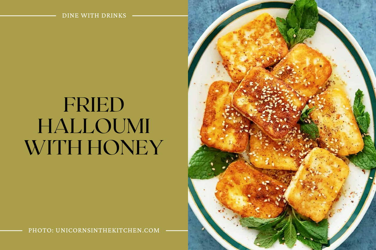 Fried Halloumi With Honey