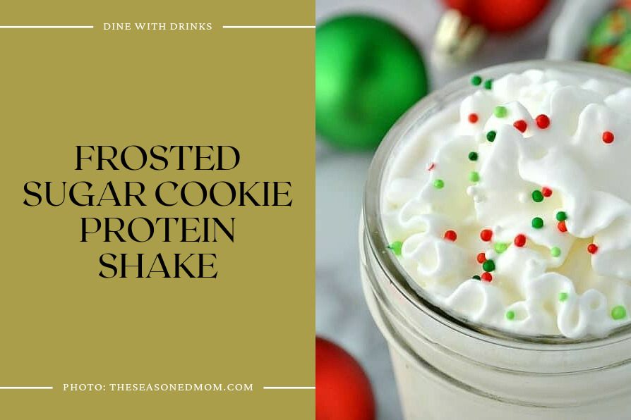 Frosted Sugar Cookie Protein Shake