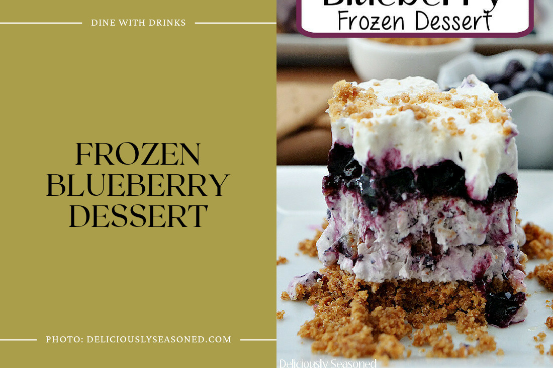 Frozen Blueberry Dessert