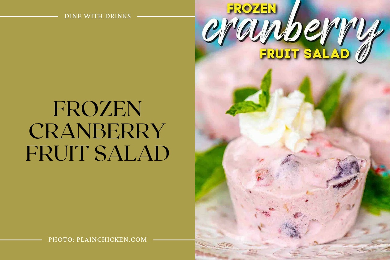 Frozen Cranberry Fruit Salad