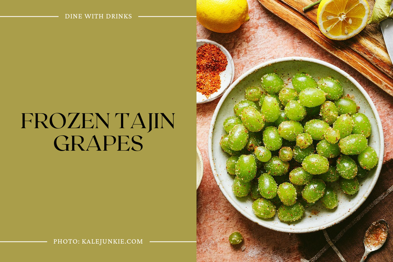 Frozen Tajin Grapes