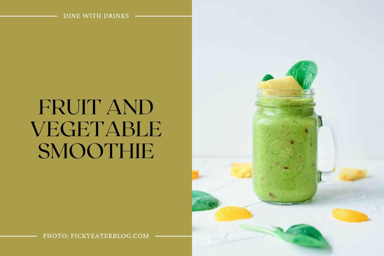 Fruit And Vegetable Smoothie
