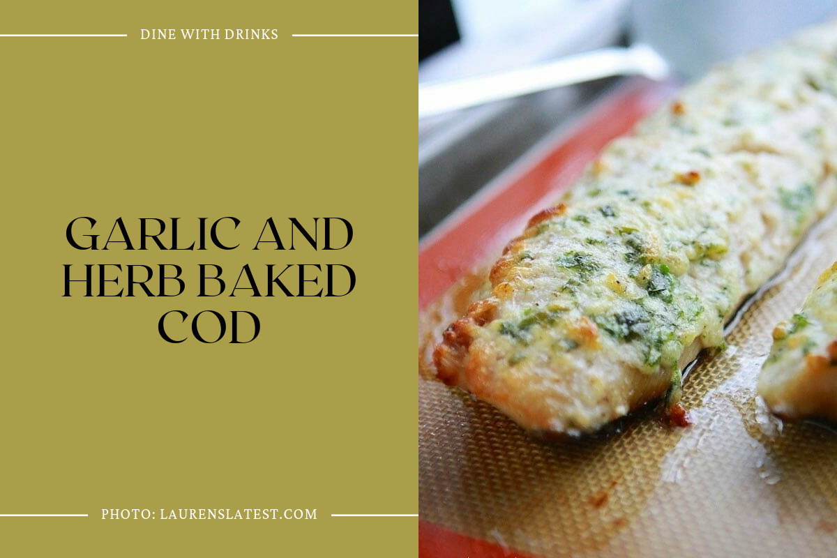 Garlic And Herb Baked Cod